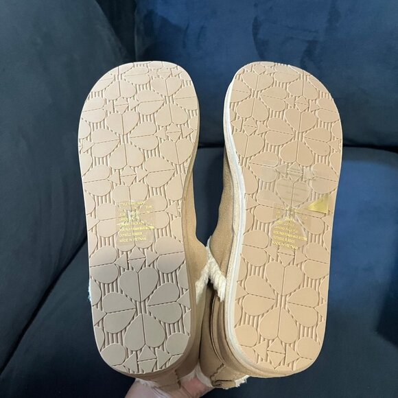 Kate Spade Size 8 Tan with Bow Detailing Winter “Marie” Boots - Picture 4 of 8